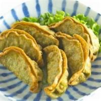 Veggie Gyoza · Vegan. Fried vegetable dumpling. 6pc