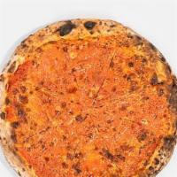Cheese Pizza · Marinara and mozzarella. That's a freaking good pizza.