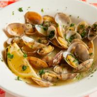 Sauté Di Vongole · Clams sautéed in olive oil, garlic and spices.