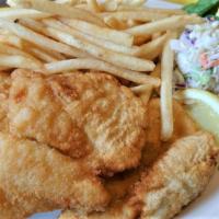 Fish & Chips 2 Pc. · Hand cut & bread Alaskan cod w/ coleslaw