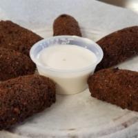 6 Piece Falafel · Fried Garbanzo beans with herbs and spices.