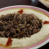Beef Shawarma Platter · Marinated beef seasoned with special spice
- Choice of Hummus Or Rice 
- Choice Of Salad 
- ...