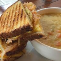 Grilled Kimcheese · Not your typical grilled cheese cashew cheezy sauce, field roast chao cheese, firefly kitche...