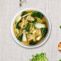 Wonton Soup · Mixed veggies with wonton broth and steam Gyoza.