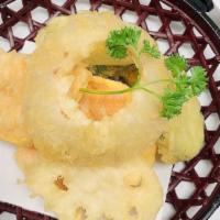 Vegetable Tempura · Assorted vegetable fried in a light batter with tempura sauce