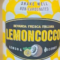 Lemoncocco · non-carbonated blend of natural lemon and coconut