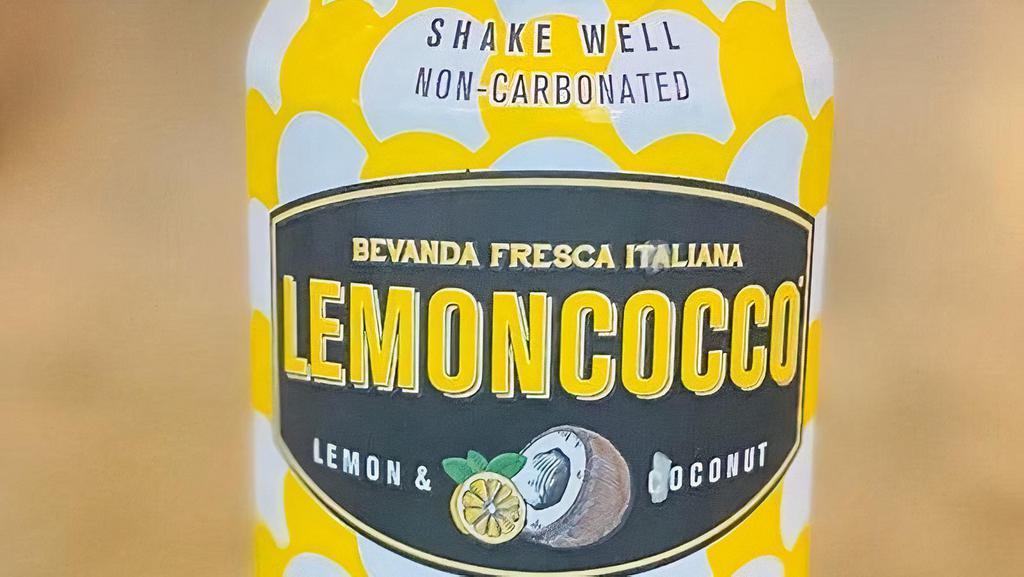 Lemoncocco · non-carbonated blend of natural lemon and coconut