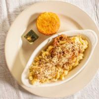 Ma'S Macaroni & Cheese · A mixture of three different cheeses, green chilis and bacon, combined with cavatappi pasta,...