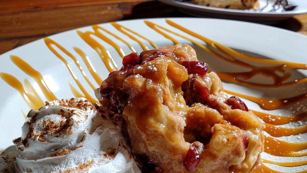Homemade Apple Cobbler · Grandma would be proud. Served warm with whipped cream.