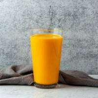 Mango Lassi · Sweet yogurt drink blended with mango pulp.