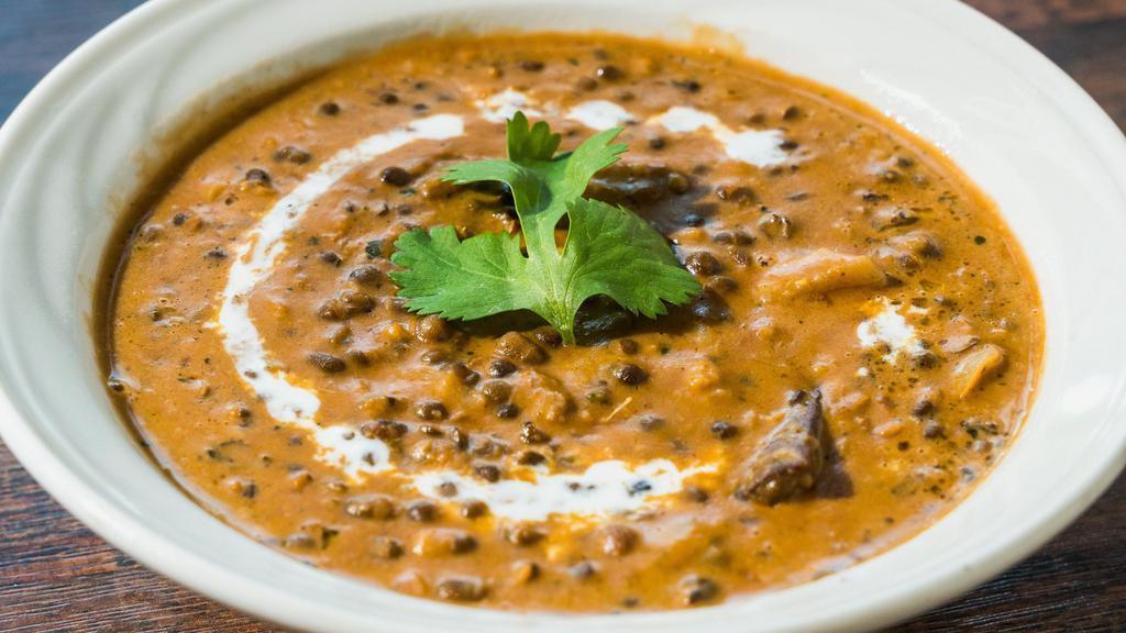 Daal Makhni · Black lentils, tomato, ginger, garlic, fenugreek dust.