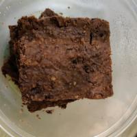 Black Bean Brownies · Gluten-free and vegan.  Tastes like a brownie except it's nutritious -- black beans, oats, c...