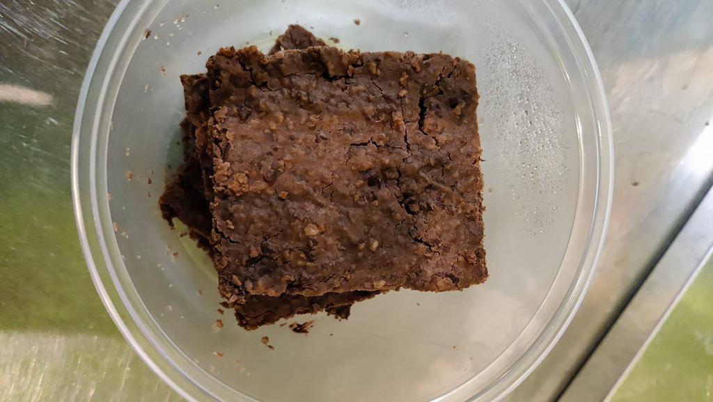 Black Bean Brownies · Gluten-free and vegan.  Tastes like a brownie except it's nutritious -- black beans, oats, cacao, maple syrup is the only sugar -- instead of empty calories.