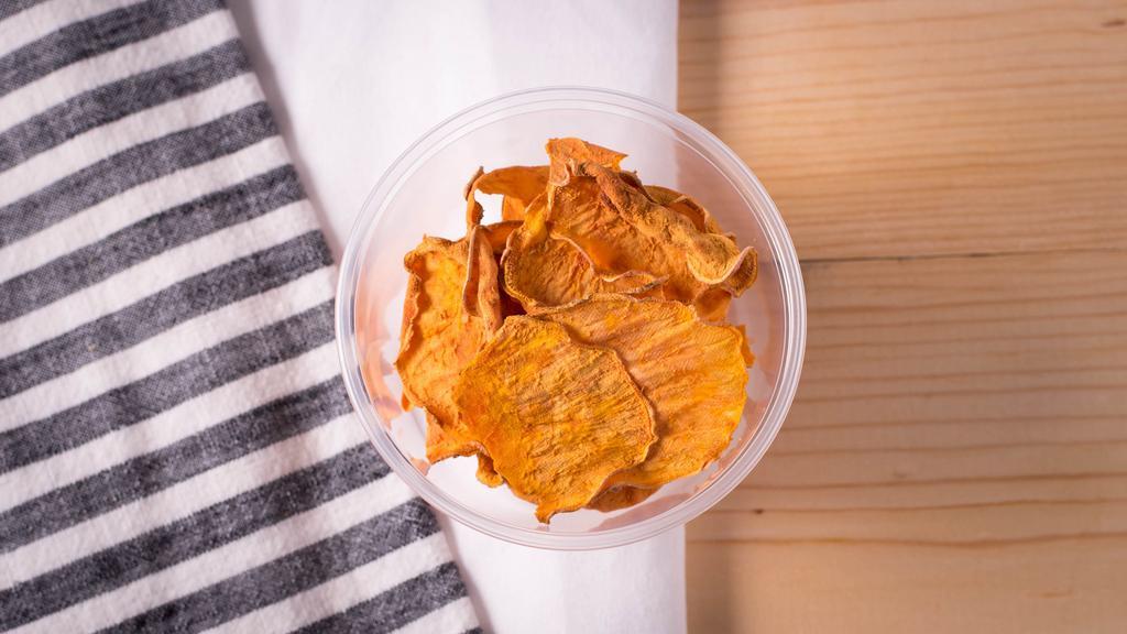 Slow Baked Chips · Satisfy chip cravings with tastier and more nutritious alternatives. Choose from yam, kale, and beet.
