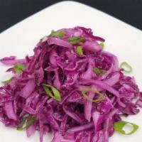 Slaw · asian red cabbage slaw