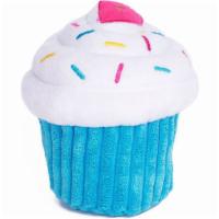 Blue Cupcake Toy · ZippyPaw cupcake toy. 2 round squeakers. 4