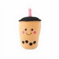 Boba Milk Tea · ZippyPaws NomNomz boba toy. Two round squeakers. 8