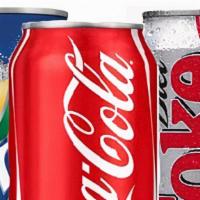 Sodas · Coke, Diet Coke or Sprite available.