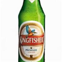 Kingfisher Premium Lager · Nice, crisp lager to enjoy it with rich curries. ABV 4.8%, 12 oz. Imported.