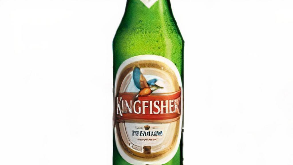 Kingfisher Premium Lager · Nice, crisp lager to enjoy it with rich curries. ABV 4.8%, 12 oz. Imported.