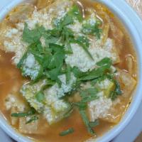 Tortilla Soup · House made tortilla soup, served with chicken, fresh avocado and cotija cheese.