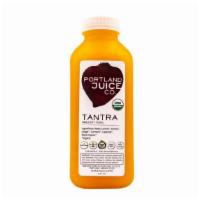 Tantra · Vegan, gluten-free, oregon tilth, GMO free, raw food. Ingredients: water, organic lemon, org...