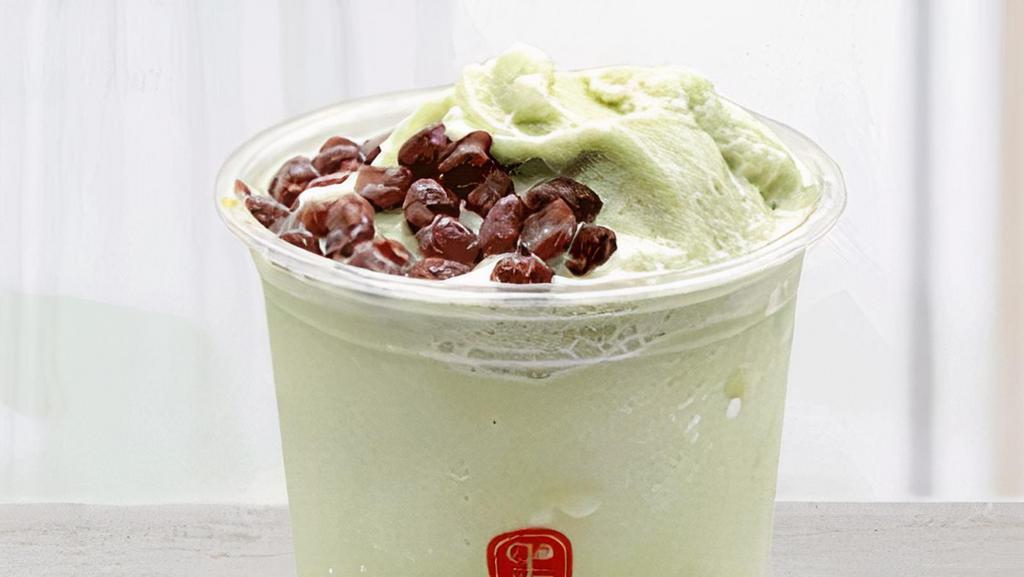 Matcha Pudding  · Matcha Pudding with Rice ball and Red bean. Crushed ice with matcha syrup flavor.