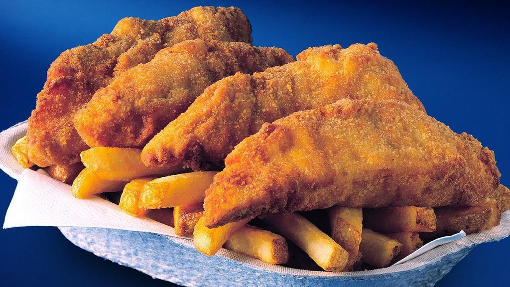 4 Piece Fish 'N Chips · Original recipe since 1938! Alaska true cod served with French fries.