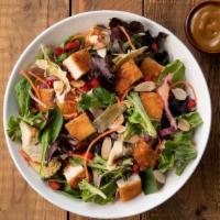 Build Your Own Crispy Chicken Salad · Express your creativity with a choice of proteins, fresh vegetables, artisan toppings, and s...
