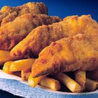 4 Piece Fish 'N Chips · Original recipe since 1938! Alaska true cod served with French fries.