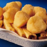 Scallops & Chips · New England's best Scallops deep fried and served with French Fries
