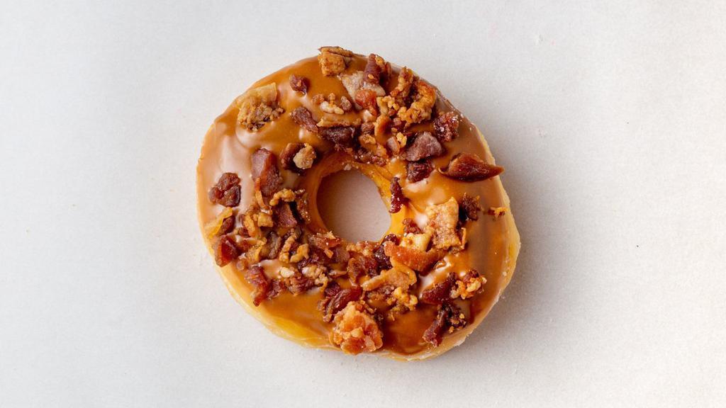 Maple Bacon · Bacon bits on maple frosting