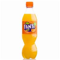 Orange Fanta Bottle · 