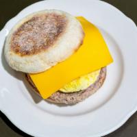 English Muffin With Egg & Cheese · 
