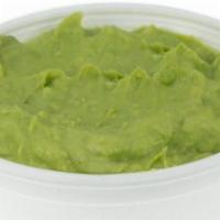 Chips With Guacamole · Covered with cheddar cheese, guacamole, topped with jack cheese.
