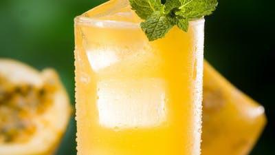 Tropical Drink · Mango and passion fruit flavor mix