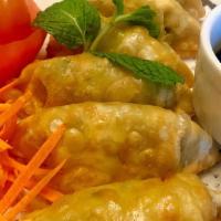 Pot Stickers · Deep-fried dumplings, served with teriyaki sauce. Choice of chicken and vegetable.