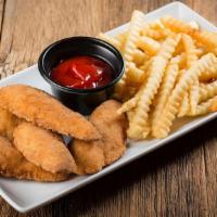 Chicken Tenders · 5 pieces served with your choice of dipping sauce. French Fries NOT included