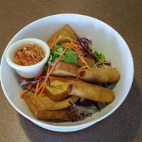 Tofu Vermicelli With Spring Roll · 