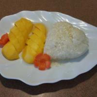 Sweet Sticky Rice Mango (Seasonal) · 