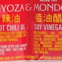 Extra Potsticker Sauce (Hot Chili Oil & Soy Vinegar) · Gyoza Sauce Hot Chili oil & Soy Vinegar