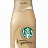 Starbucks Vanilla Frappuccino · 9.5 oz. glass bottle