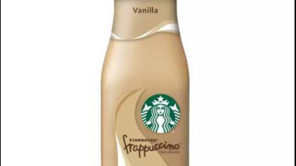 Starbucks Vanilla Frappuccino · 9.5 oz. glass bottle