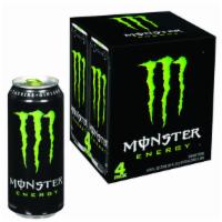 Monster Green 16Oz 4 Pack Can · 