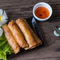Chicken Roll It Up! Eggroll (2 Pcs) · Jumbo sized ground chicken filled eggrolls. Filled with Cabbage, carrots, green onions, & gl...