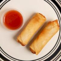 Vegetable Eggroll (2) · Two pieces.