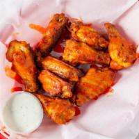 Boneless Wings · Spicy. 6, 10, 12, or 20 Piece wings with a choice of buffalo or BBQ Sauces.