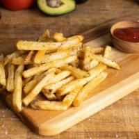 Finger Lickin' Fries · A fav for sure! Idaho potatoes fried until golden crisp. Your choice of seasoning.