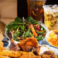  - Mixed Family Meal · MIXED FAMILY MEAL The Best of Both Worlds! Roasted White & Dark Quarters, 2 Fried Thighs & 3...