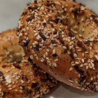 Bagels & Spreads|Everything Bagel · A classic New York-style everything bagel that can be enjoyed as you like it. Ask for it toa...